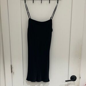 Aritzia Black Mini slip Dress